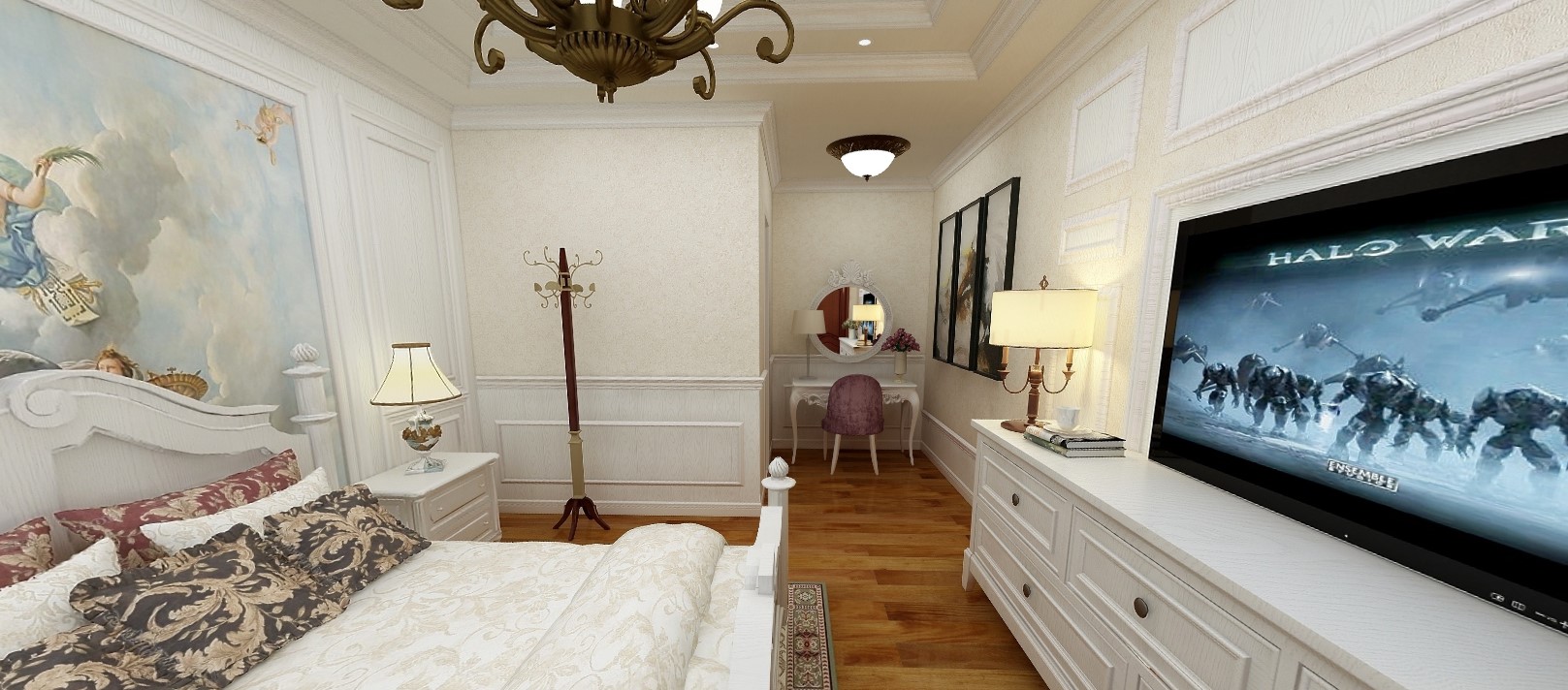 集成墙板方案设计宾馆 标间 大床房 魏什么 