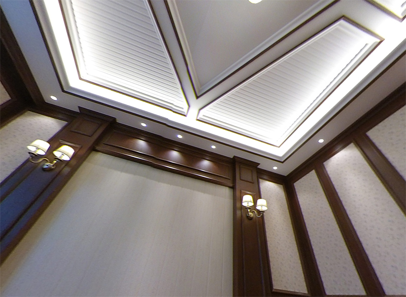 集成墙板方案设计中式客厅 4_集成墙板样板间_实拍图