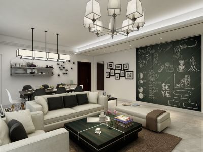   现代风格_125平_浙江 王帅