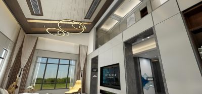   新中式_别墅_四层