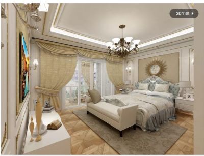   欧式_卧室_太阳花_金属线_角花_描金